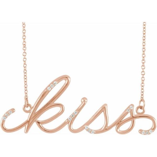 "Kiss" Necklace
