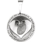 Heartprint Jesus Pendant - Image 3