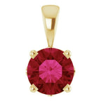 Round 4-Prong Scroll Setting® Pendant