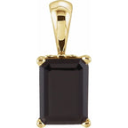 Emerald Scroll Setting® Pendant