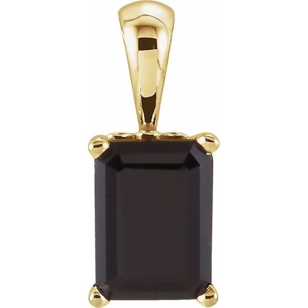 Emerald Scroll Setting® Pendant