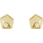 Geometric Stud Earrings