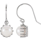 Pearl Crown Earrings
