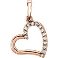 Accented Heart Pendant