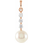 Accented Pearl Pendant