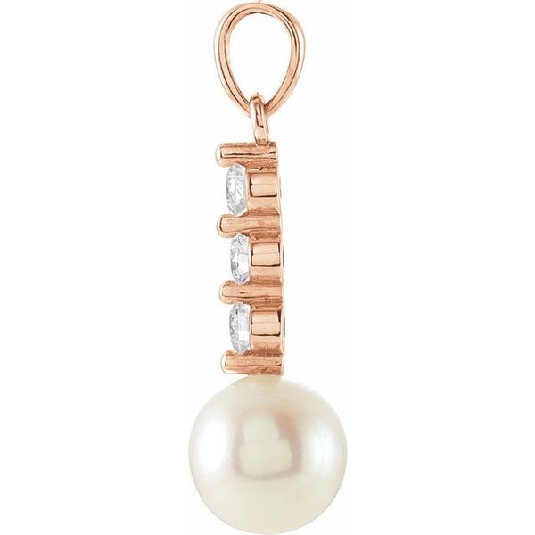 Accented Pearl Pendant - Image 2