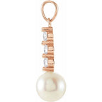 Accented Pearl Pendant - Image 2