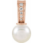 Accented Pearl Pendant