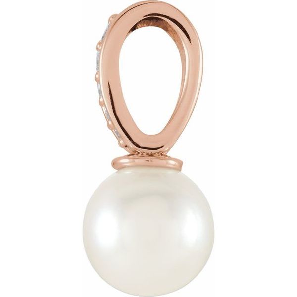 Accented Pearl Pendant - Image 2