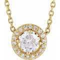Halo-Style Necklace
