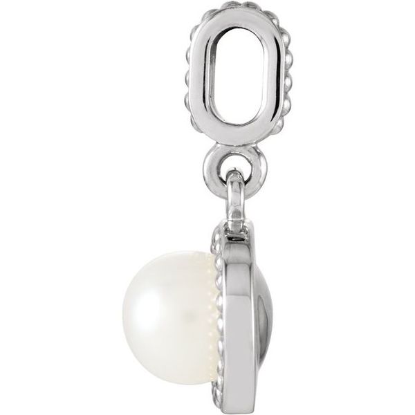 Beaded Pearl Pendant - Image 2