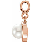 Solitaire Pearl Pendant - Image 2
