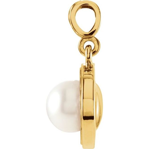 Solitaire Pearl Pendant - Image 2