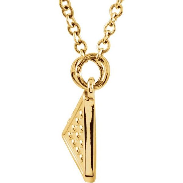 Granulated Pyramid Necklace - Image 2