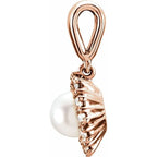 Halo-Style Pearl Pendant - Image 2