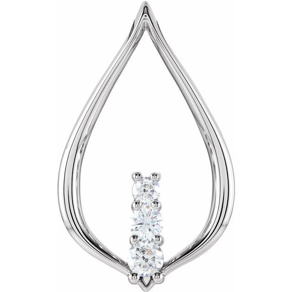 Three-Stone Freeform Pendant