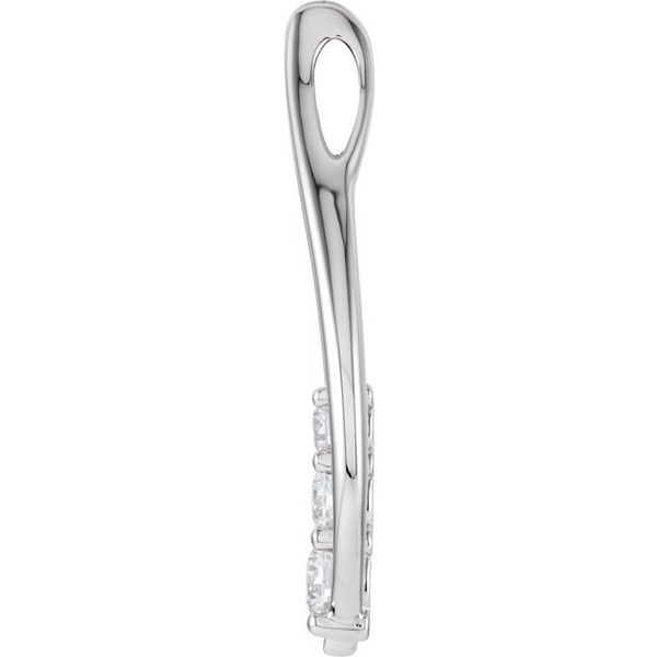 Three-Stone Freeform Pendant - Image 2
