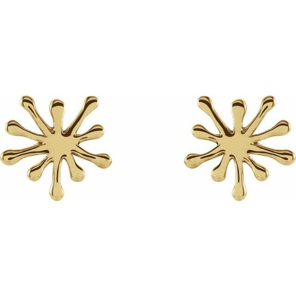 Burst Stud Earrings - Image 2