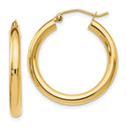 Leslie's 14K Polished Hoop Earrings