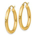 Leslie's 14K Polished Hoop Earrings - Image 2