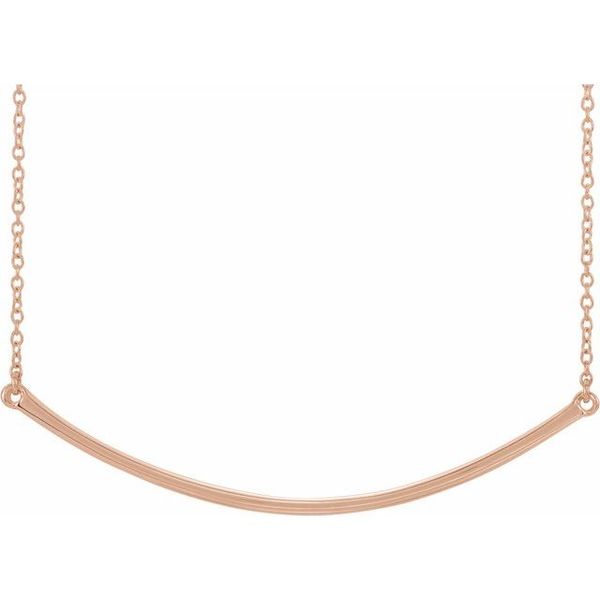 Curved Bar Necklace