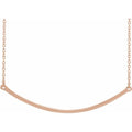 Curved Bar Necklace