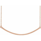 Curved Bar Necklace