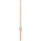 Curved Bar Necklace - Image 2
