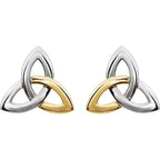 Celtic-Inspired Trinity Earrings - Image 2
