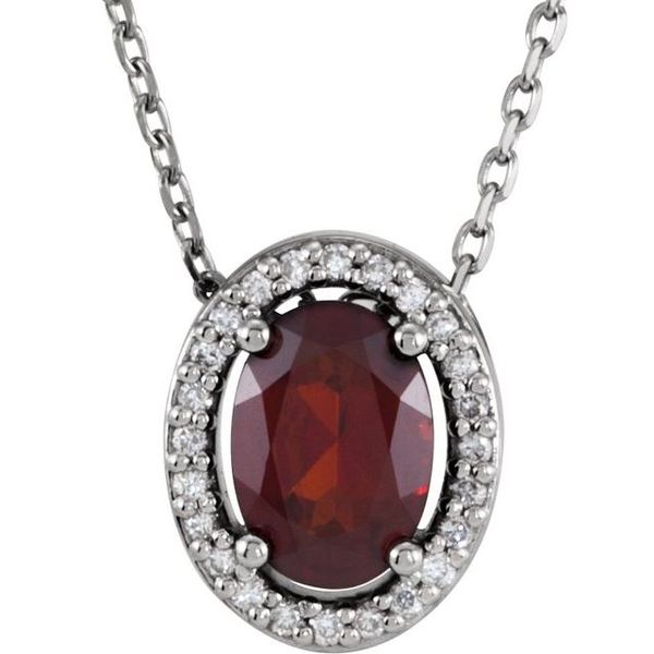 Halo-Style Necklace or Slide Pendant