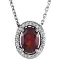 Halo-Style Necklace or Slide Pendant