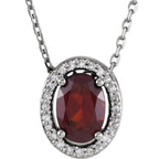 Halo-Style Necklace or Slide Pendant
