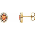 Halo-Style Earrings