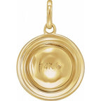 Hammered Disk Pendant - Image 3