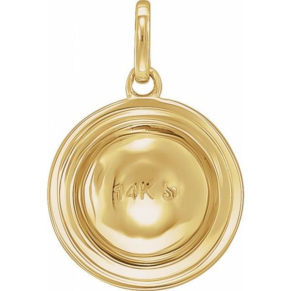 Hammered Disk Pendant - Image 3
