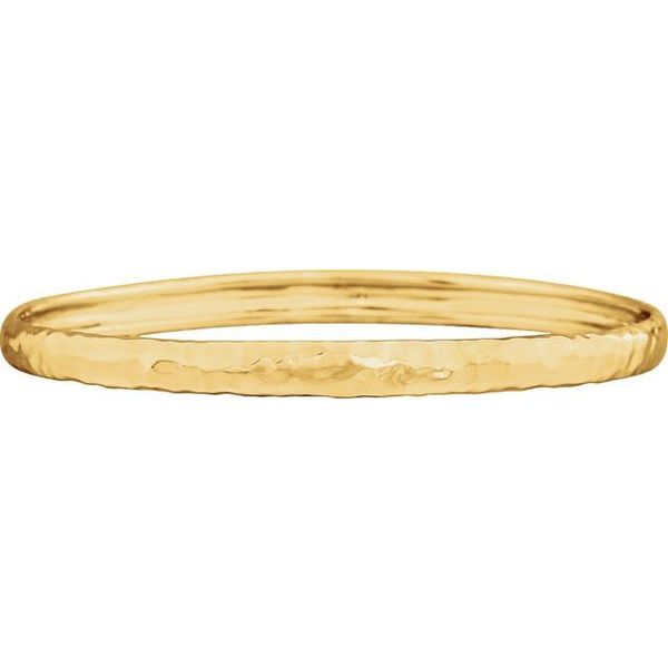 Hammered Bangle Bracelet