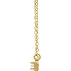 Engravable Accented Bar Necklace - Image 2