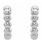 Beaded Hoop Earrings - Image 2