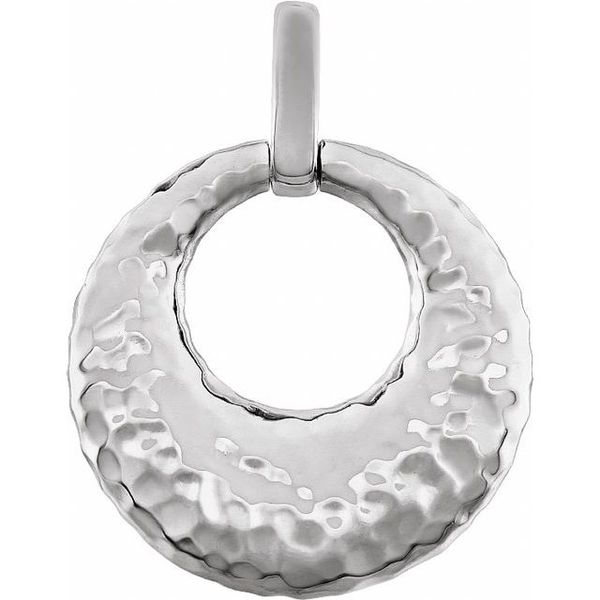 Hammered Circle Pendant