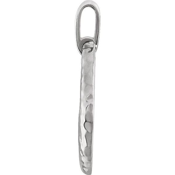 Hammered Circle Pendant - Image 2