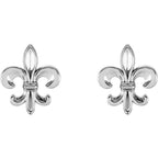 Fleur-de-lis Earrings - Image 2
