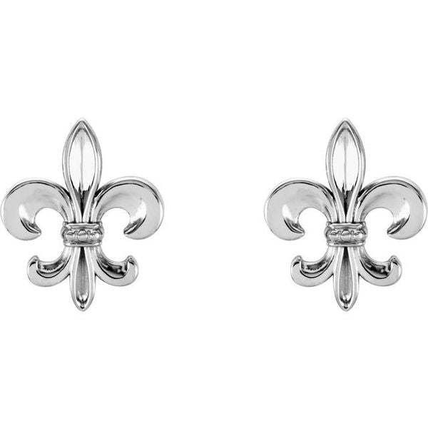 Fleur-de-lis Earrings - Image 2