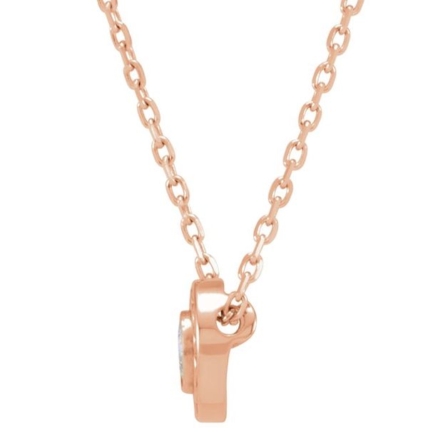 Bezel-Set Necklace - Image 2