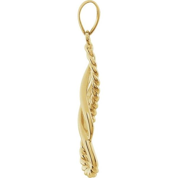 Rope Teardrop Pendant - Image 2