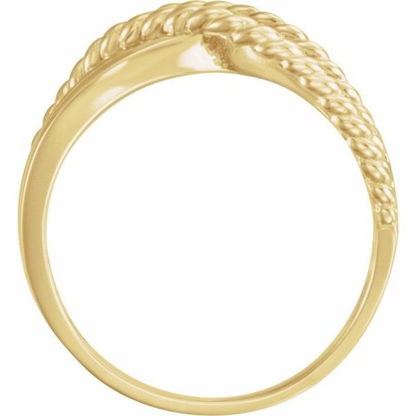 Rope Criss-Cross Ring - Image 2