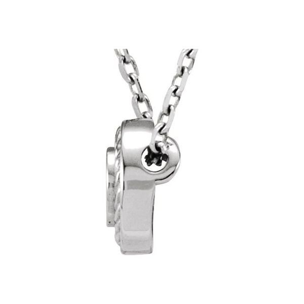 Bezel-Set Rope Slide Pendant - Image 2
