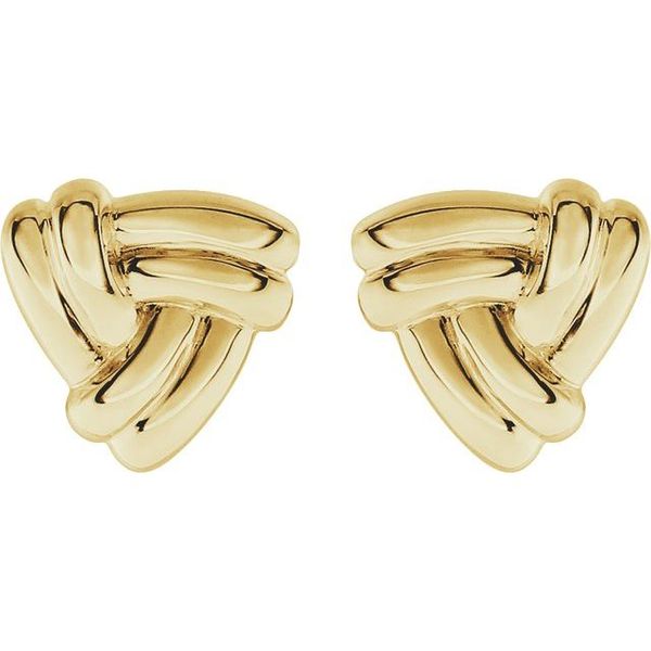 Triangle Knot Earrings - Image 2