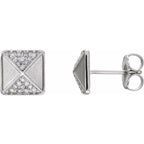 Pyramid Earrings