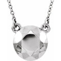 Faceted Circle Necklace