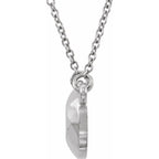 Faceted Circle Necklace - Image 2